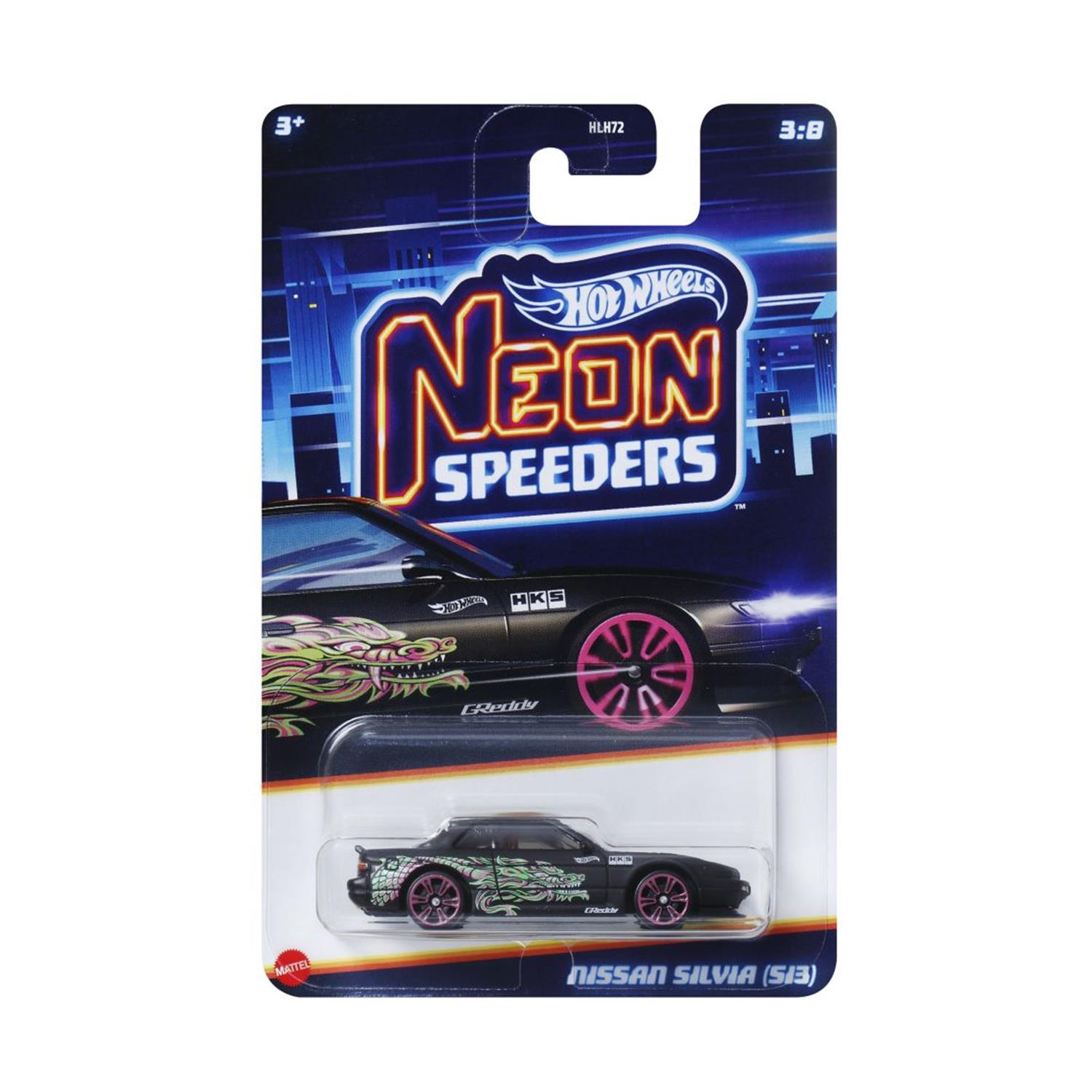 Hot Wheels Neon Speeders Nissan Silvia S13